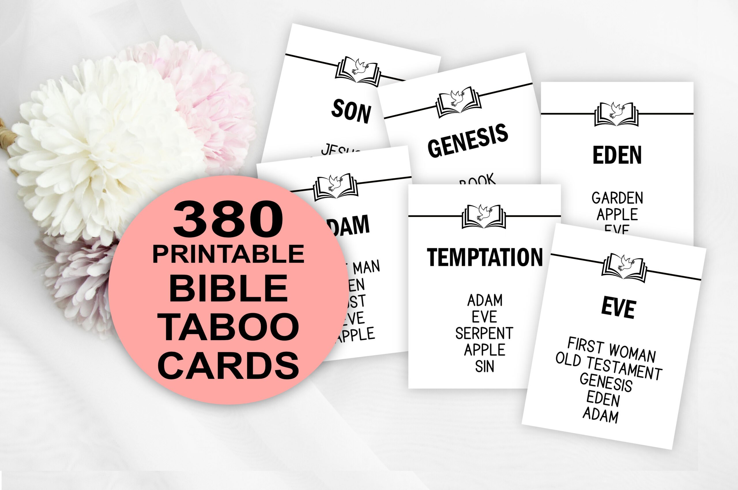 Bible Games Biblical Taboo Card Game Adults