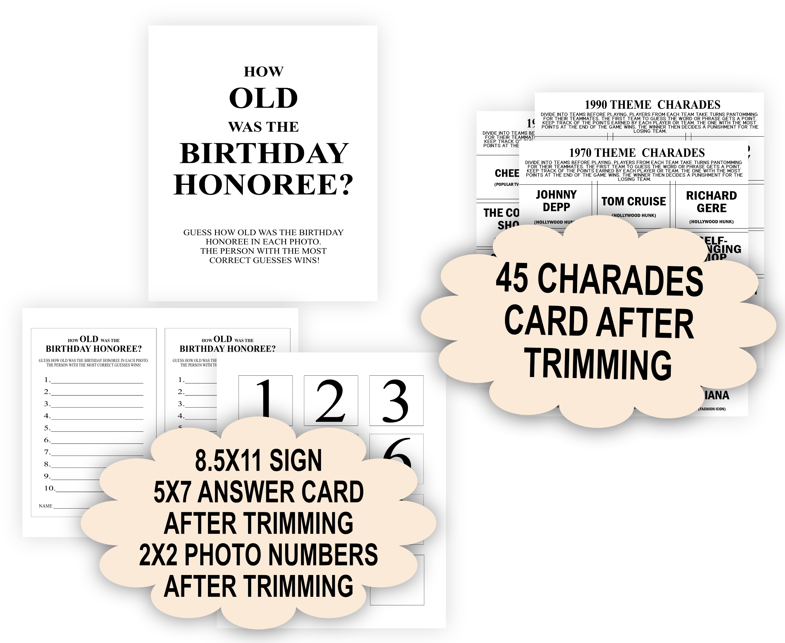 Birthday Games Born in 1990 Birthday Games 1990 Charades