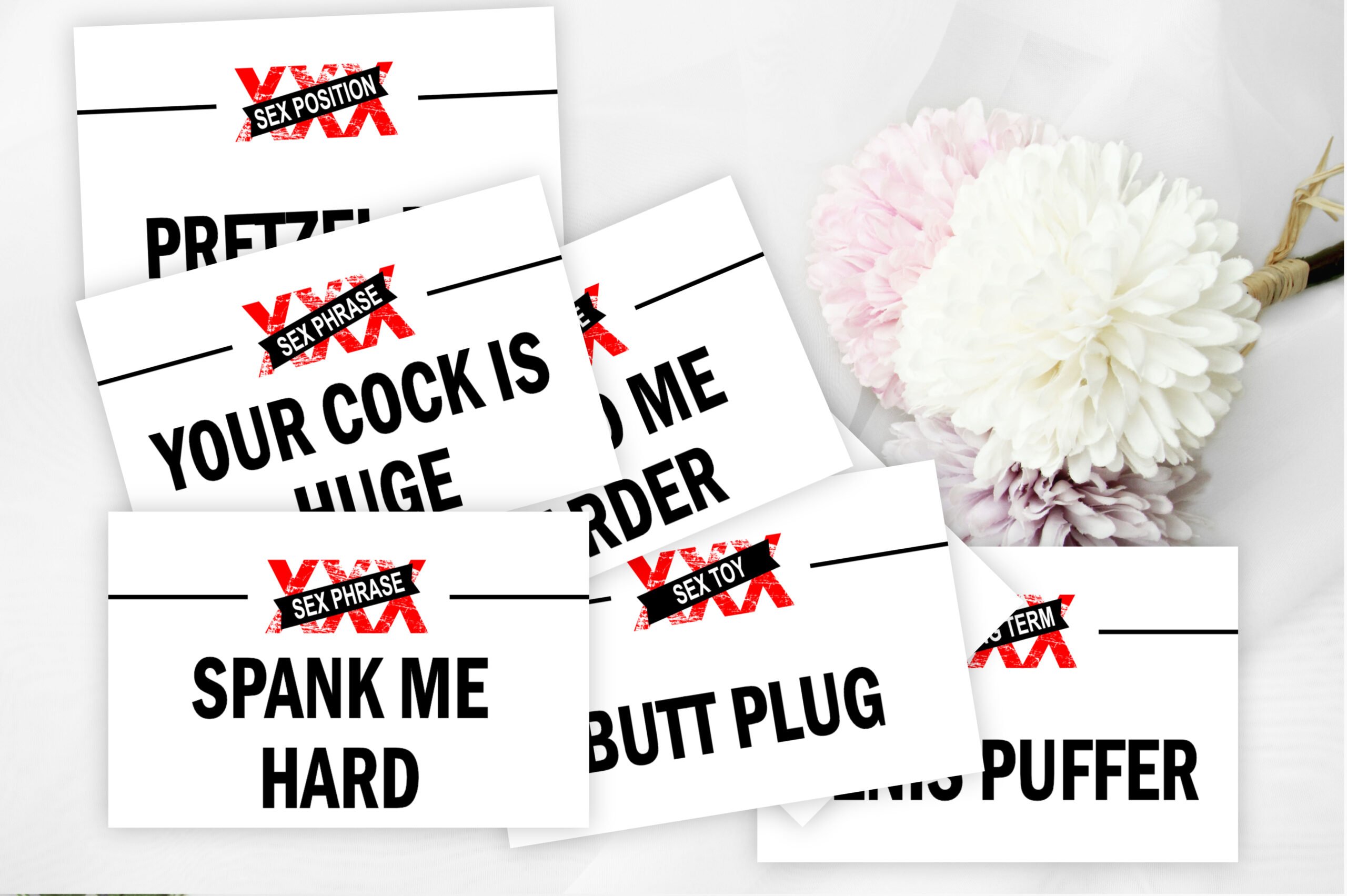 Bridal Shower Games Dirty Adult Naughty Charades Bachelorette Bridal Hen Party Game Cards Adult Naughty Charades Game Cards