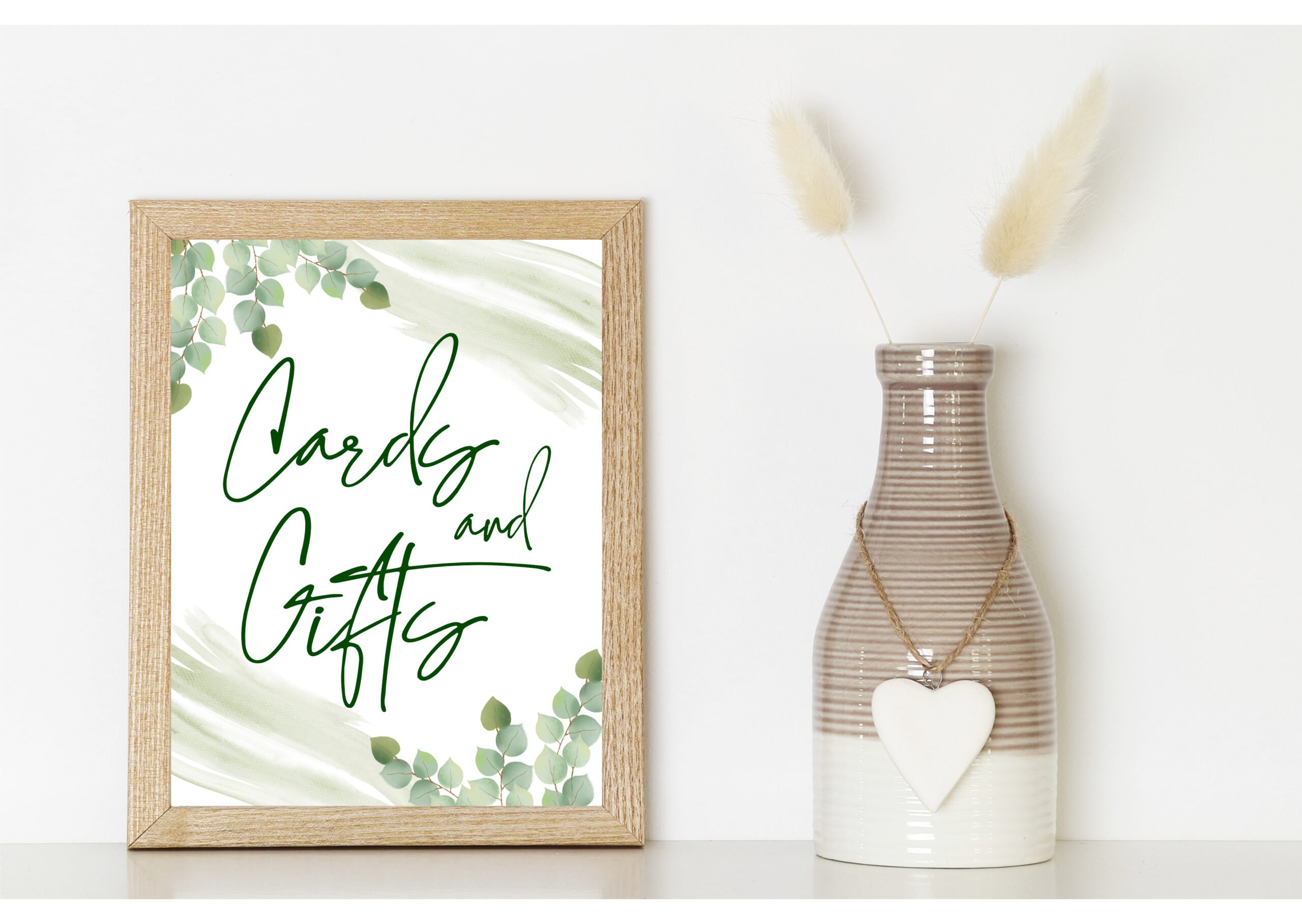 DECOR | SIGNS Greenery Bridal Shower Signs 8-1 Bundle Botanical