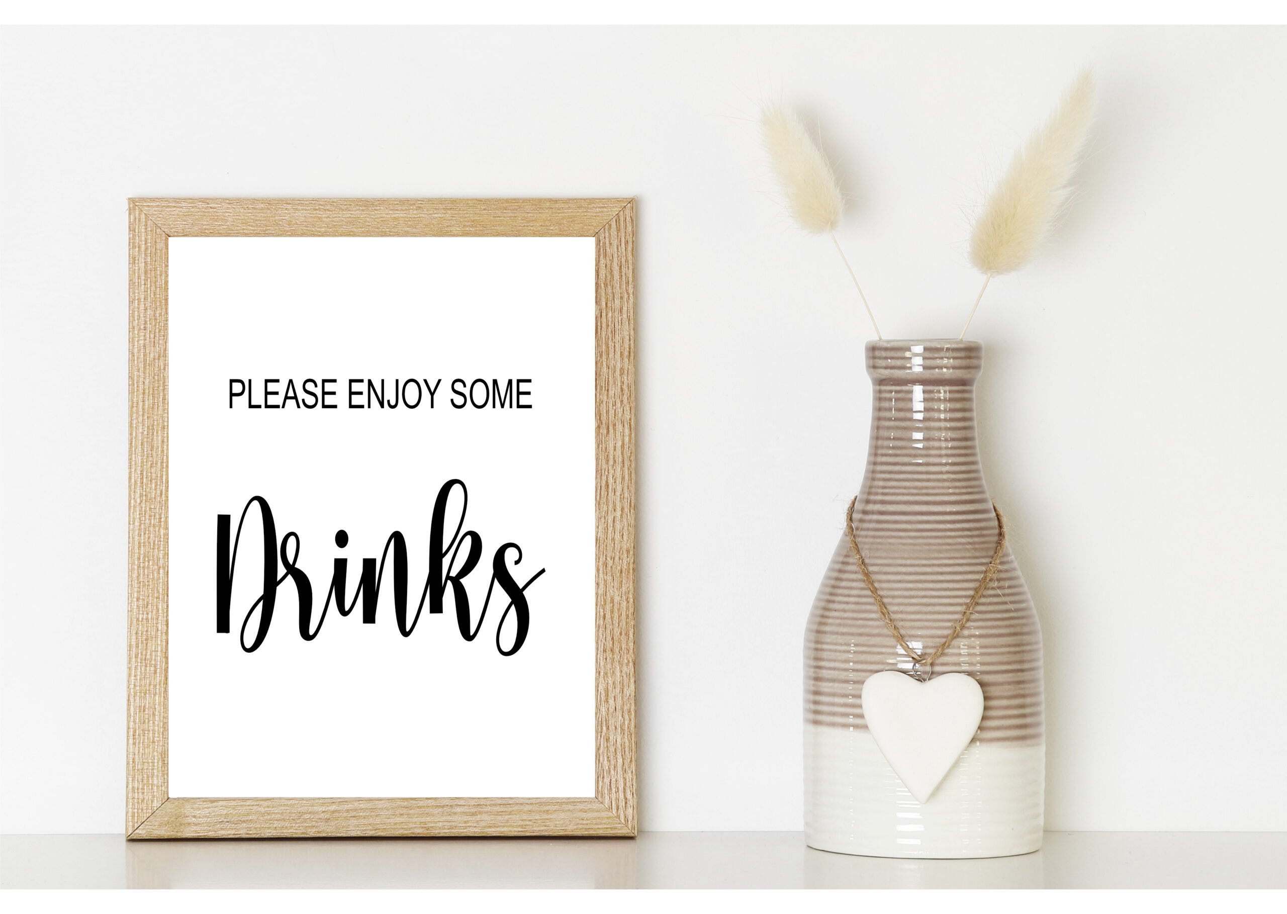 DECOR | SIGNS PLAIN WHITE SIGNS BABY SHOWER 9-1 BUNDLE Baby Shower