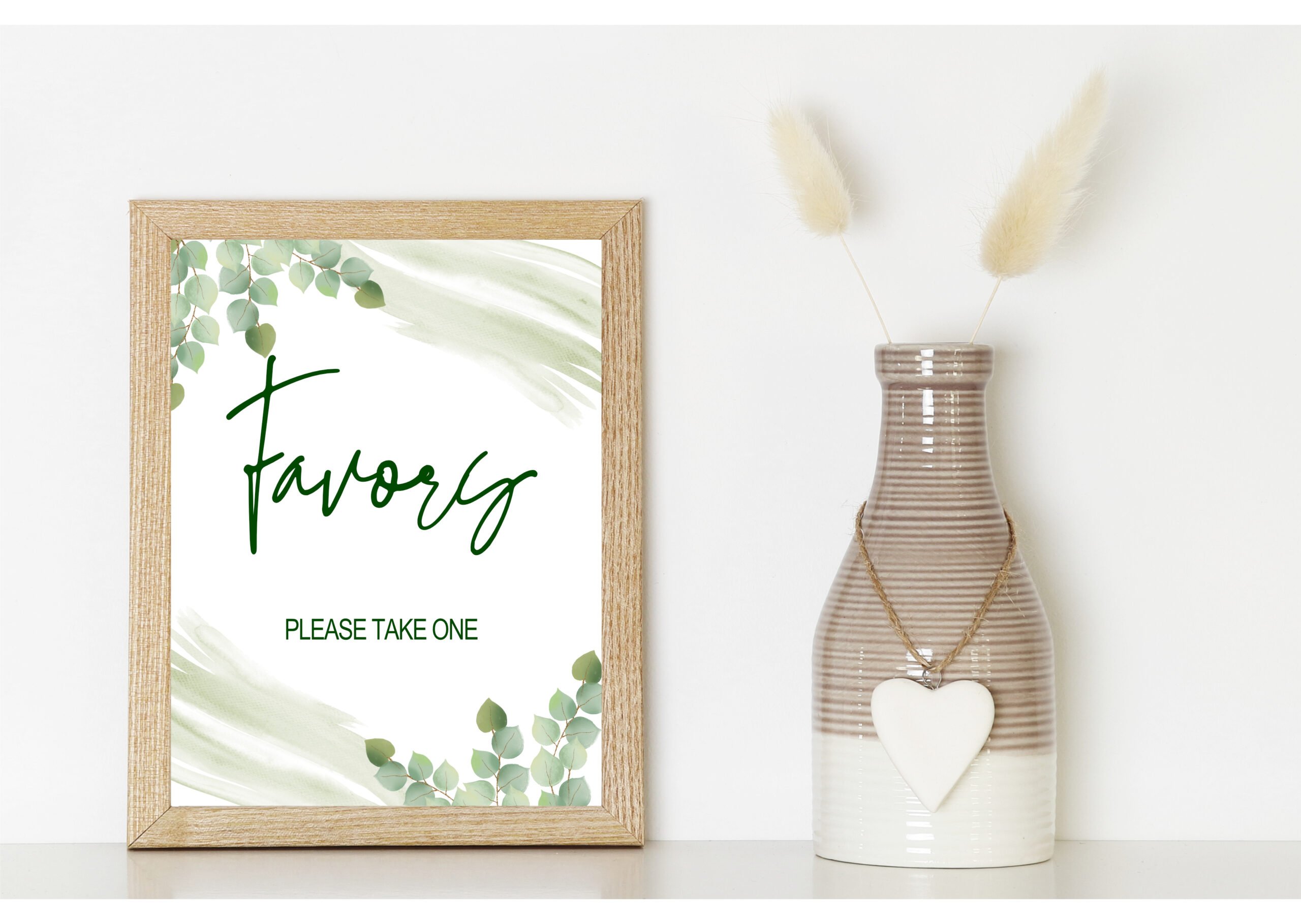 DECOR | SIGNS Greenery Bridal Shower Signs 8-1 Bundle Botanical