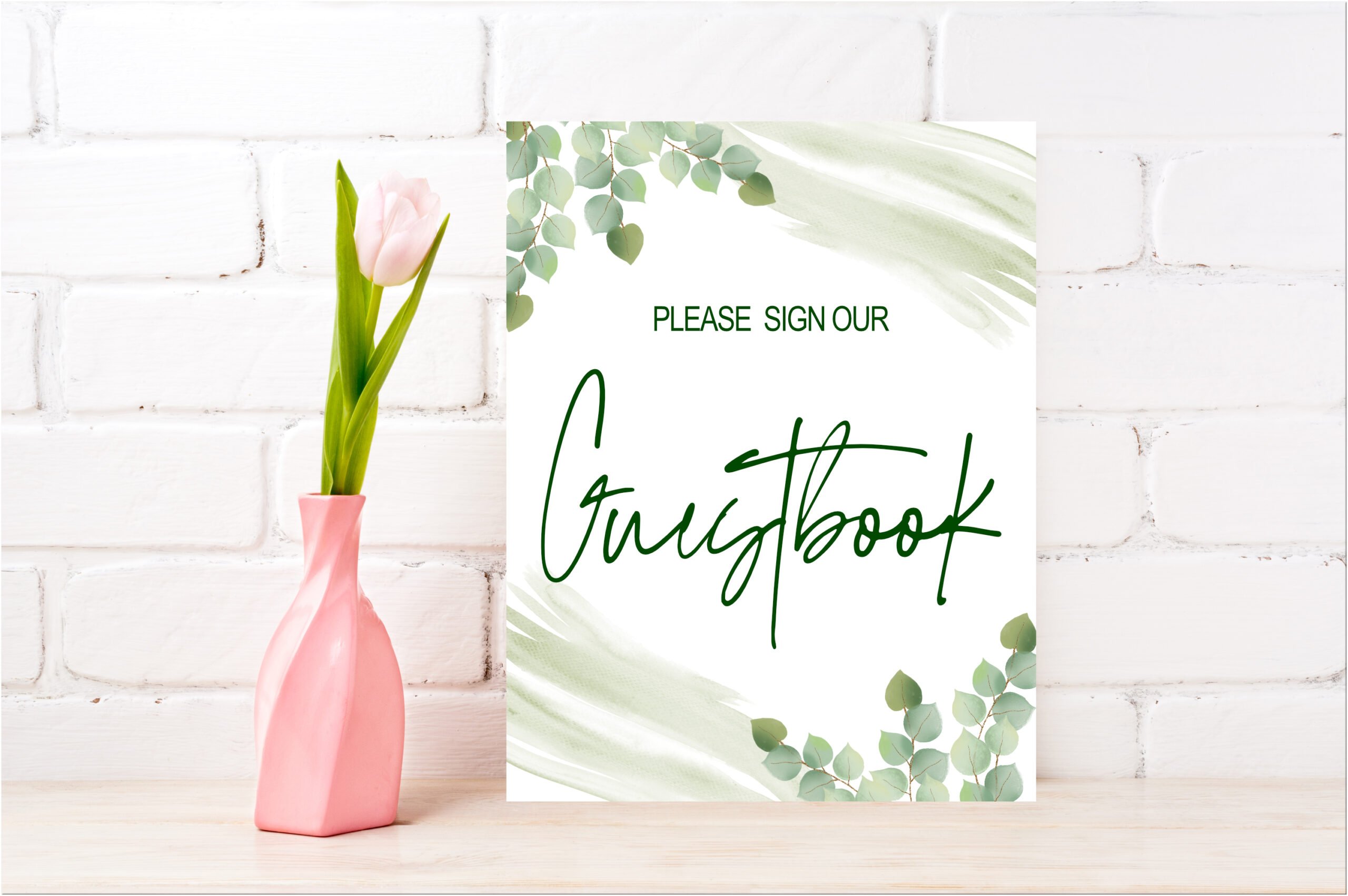 DECOR | SIGNS Greenery Bridal Shower Signs 8-1 Bundle Botanical