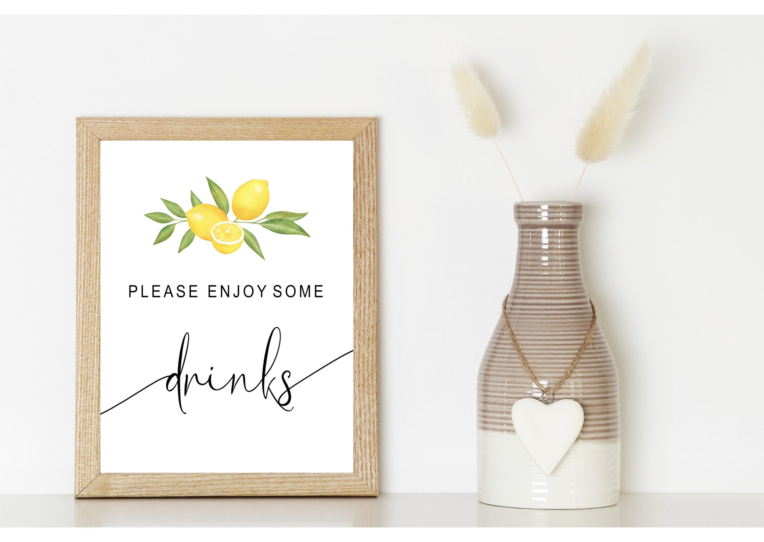 DECOR | SIGNS Lemon theme Bridal Shower Signs 7-1 bundle Bridal Shower Decor