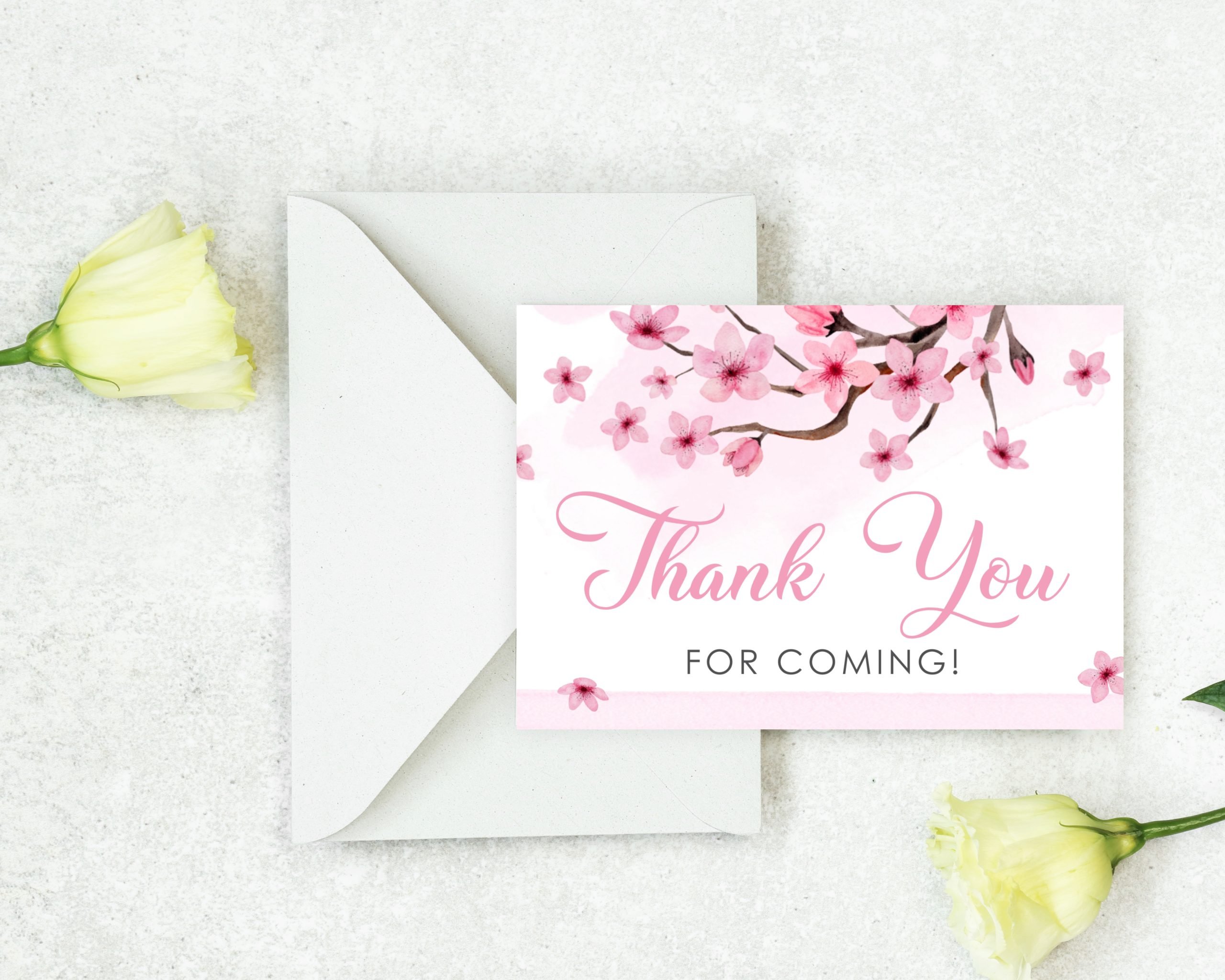 Baby Shower Invitation / Set Editable Cherry Blossom Baby Shower Invitation Set – Pink Floral Diaper Raffle, Thank You Card, Books for Baby – Corjl Template Baby Shower Printables.